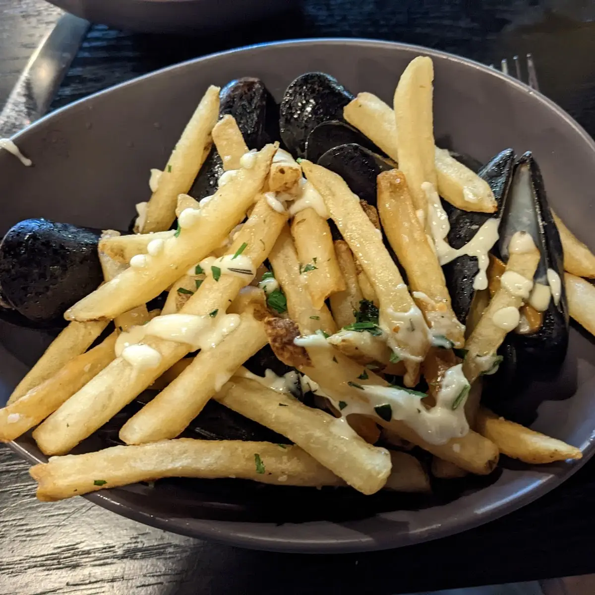 Mussels with Fries
