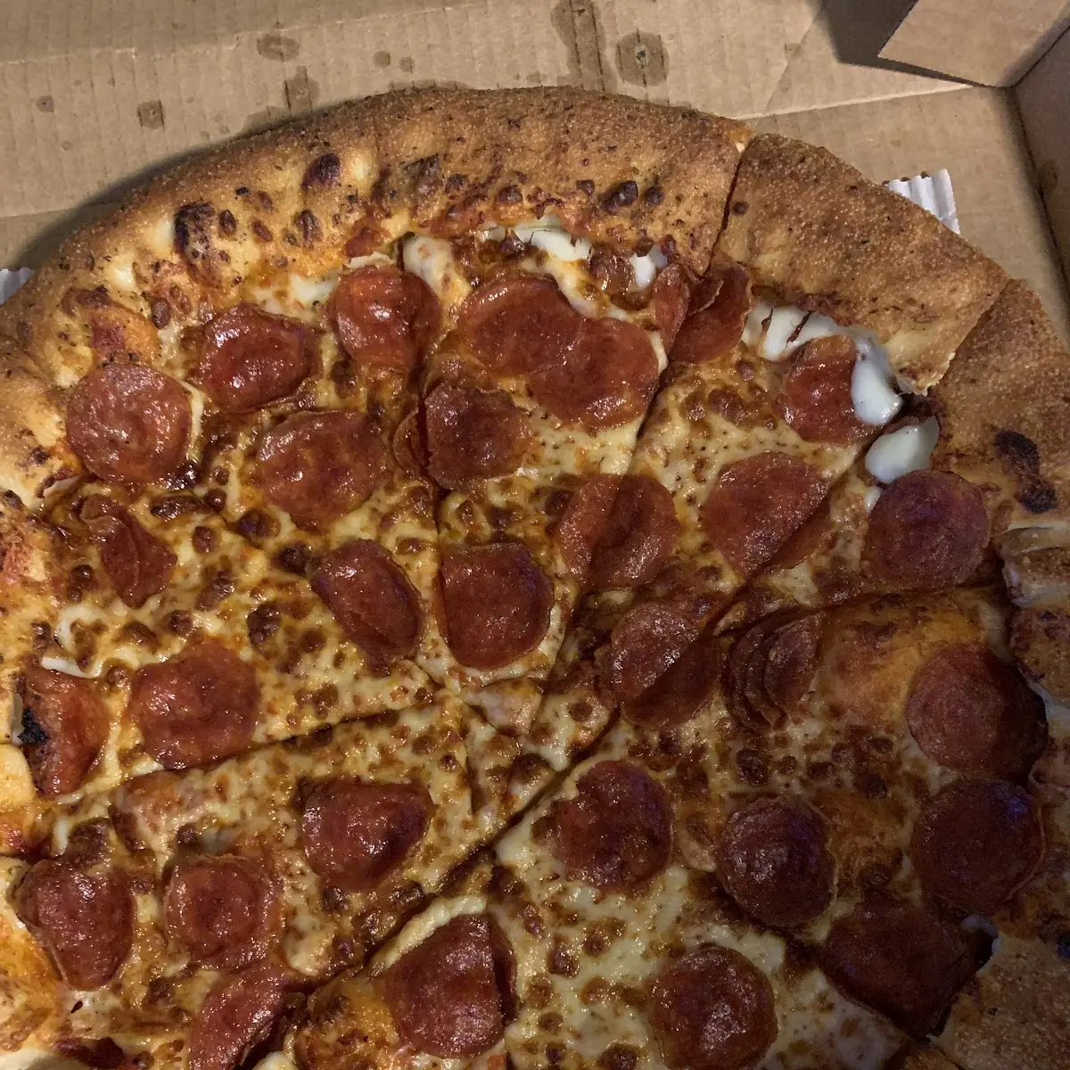 Stuffed Crust Pepperoni Pizza