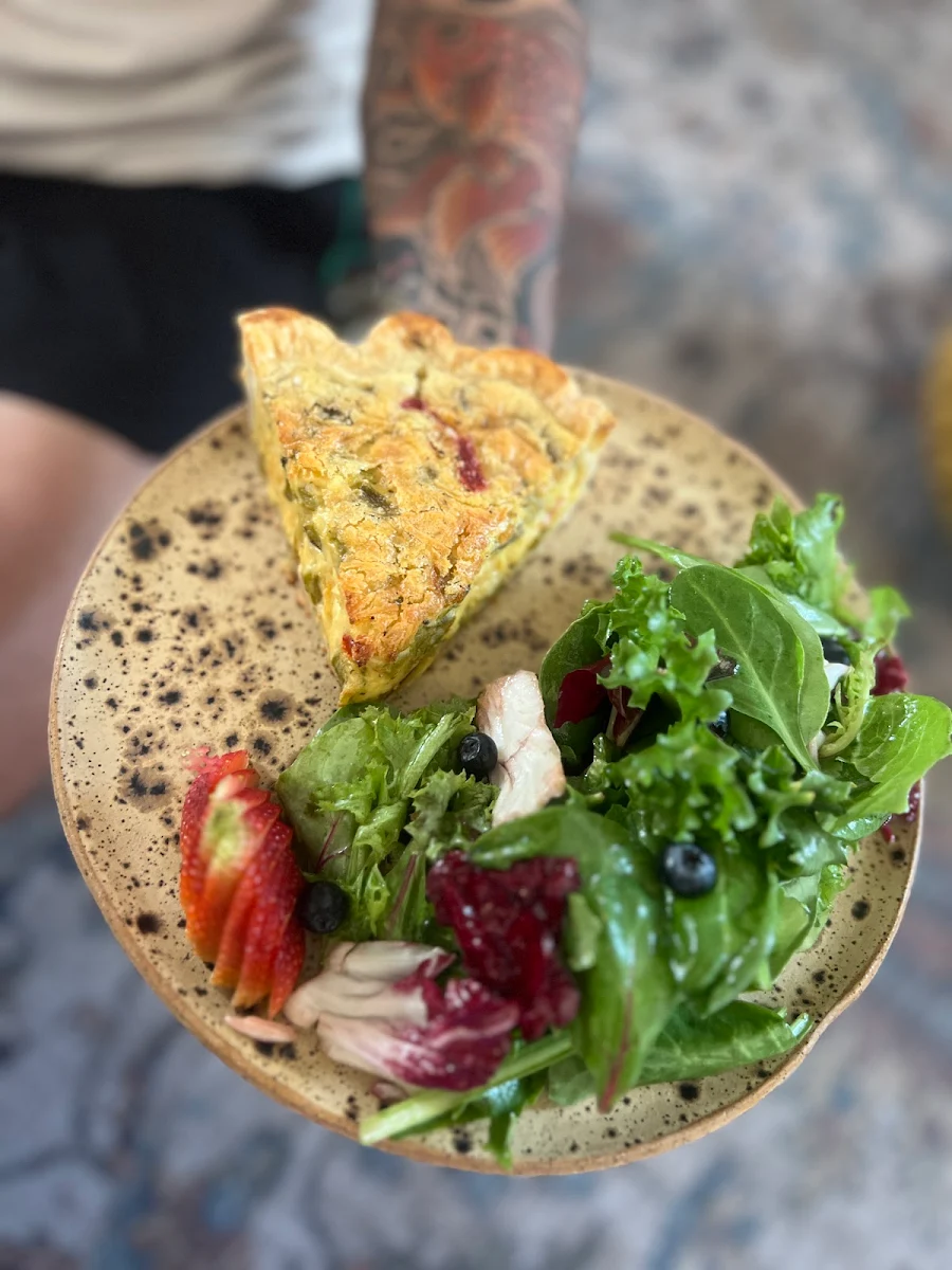 Green Chile Quiche