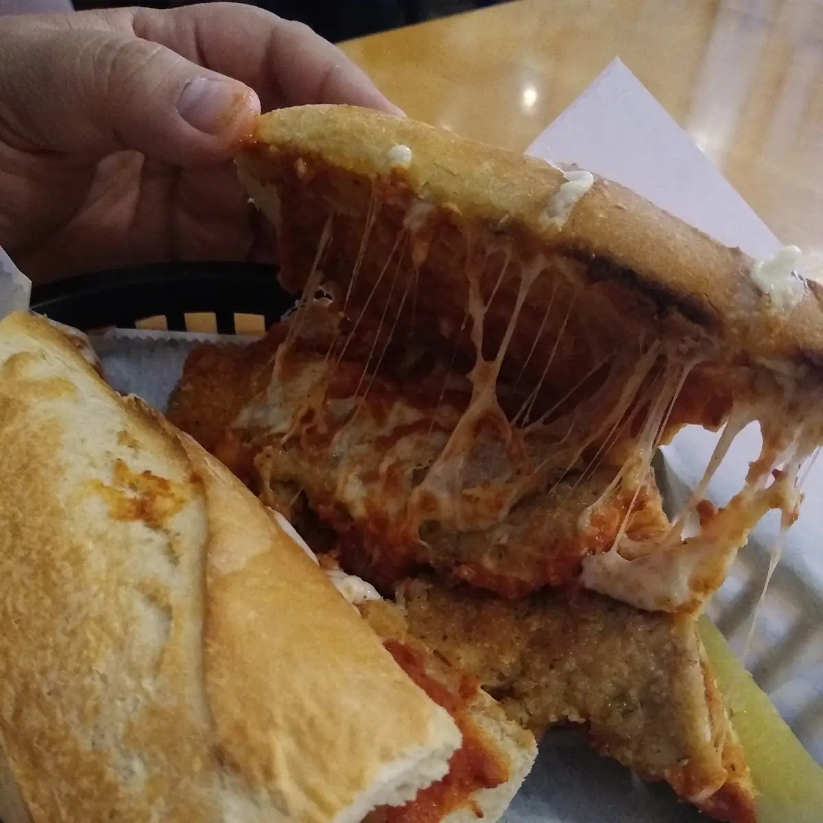 Chicken Parmigiana Sandwich