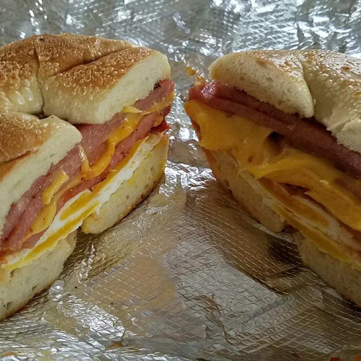 Pork Roll Egg and Cheese Sandwich