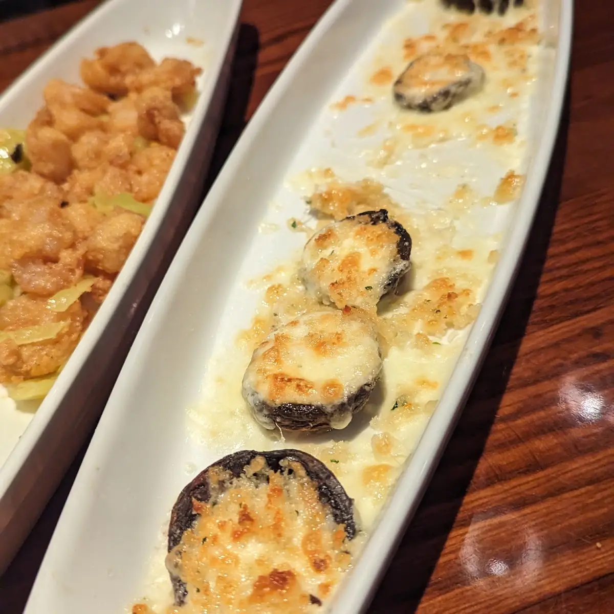 White Cheddar Stuffed Mushrooms