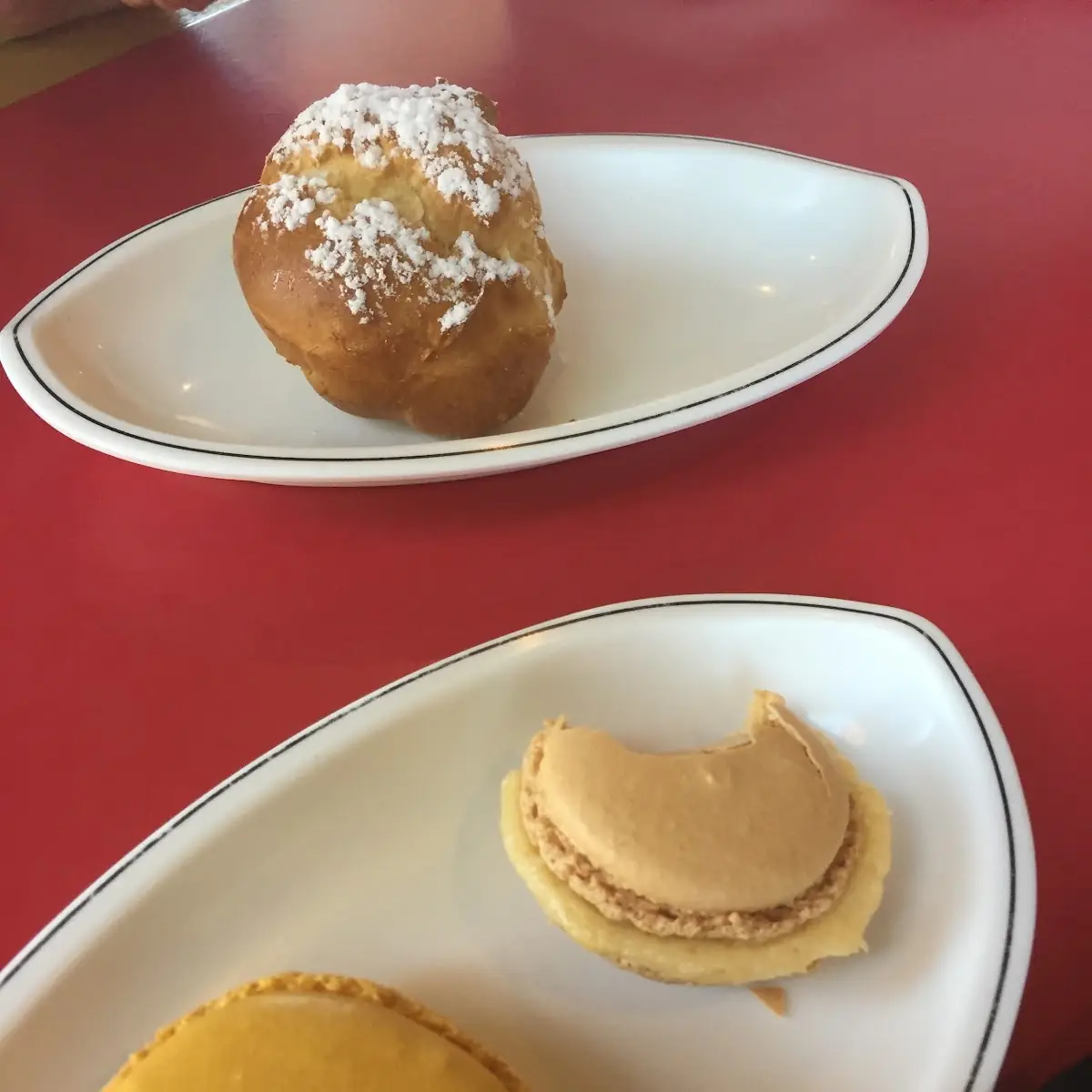 Macarons and Cream Puff