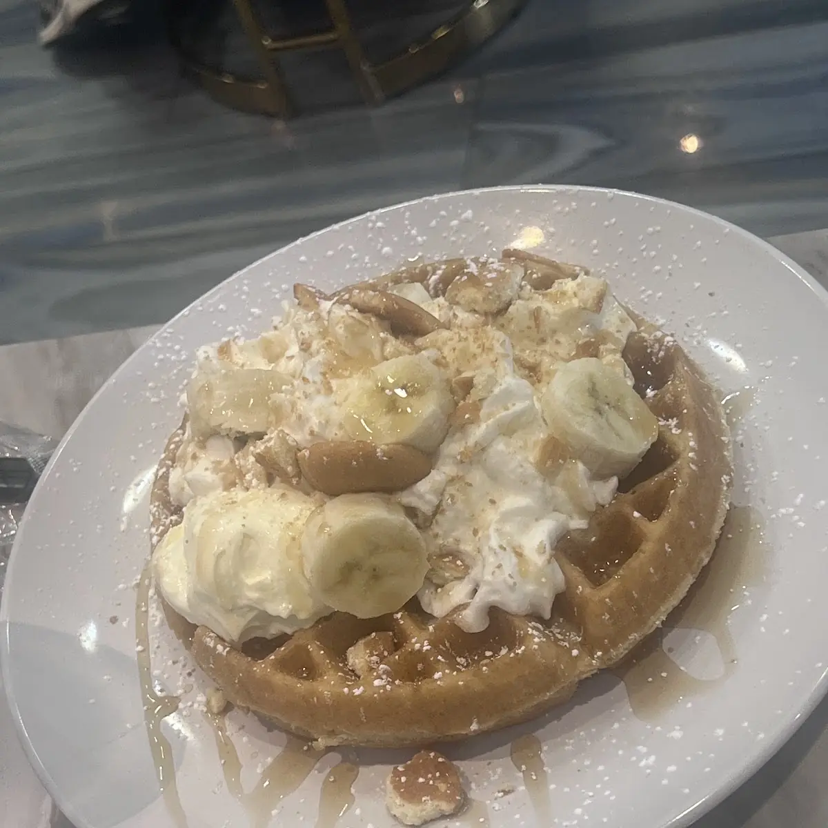 Banana Pudding Waffle
