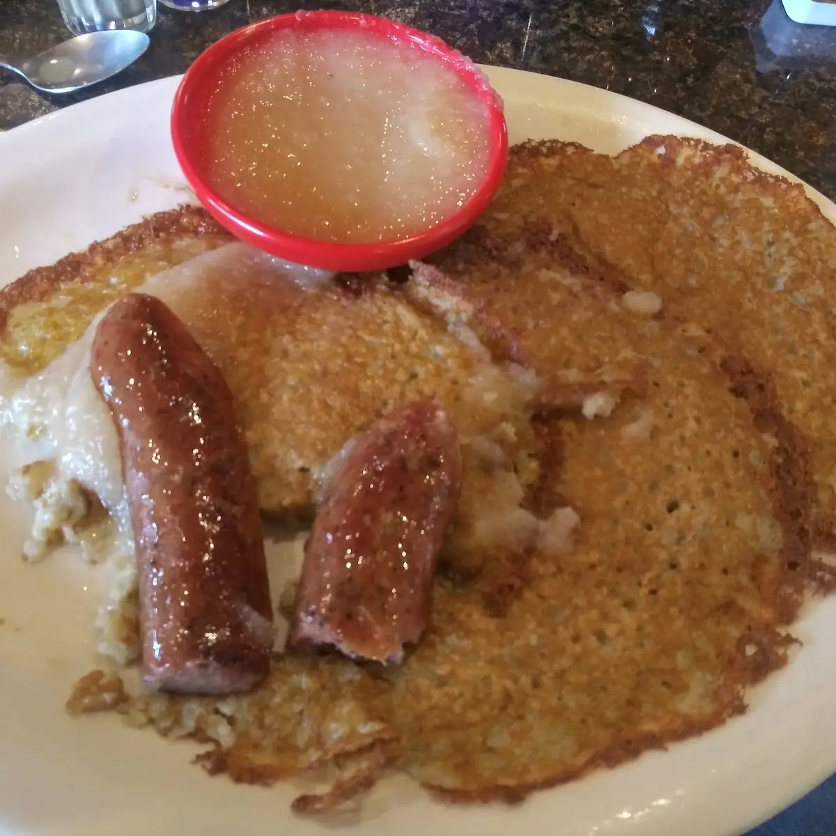 Pancakes Smoked Sausage