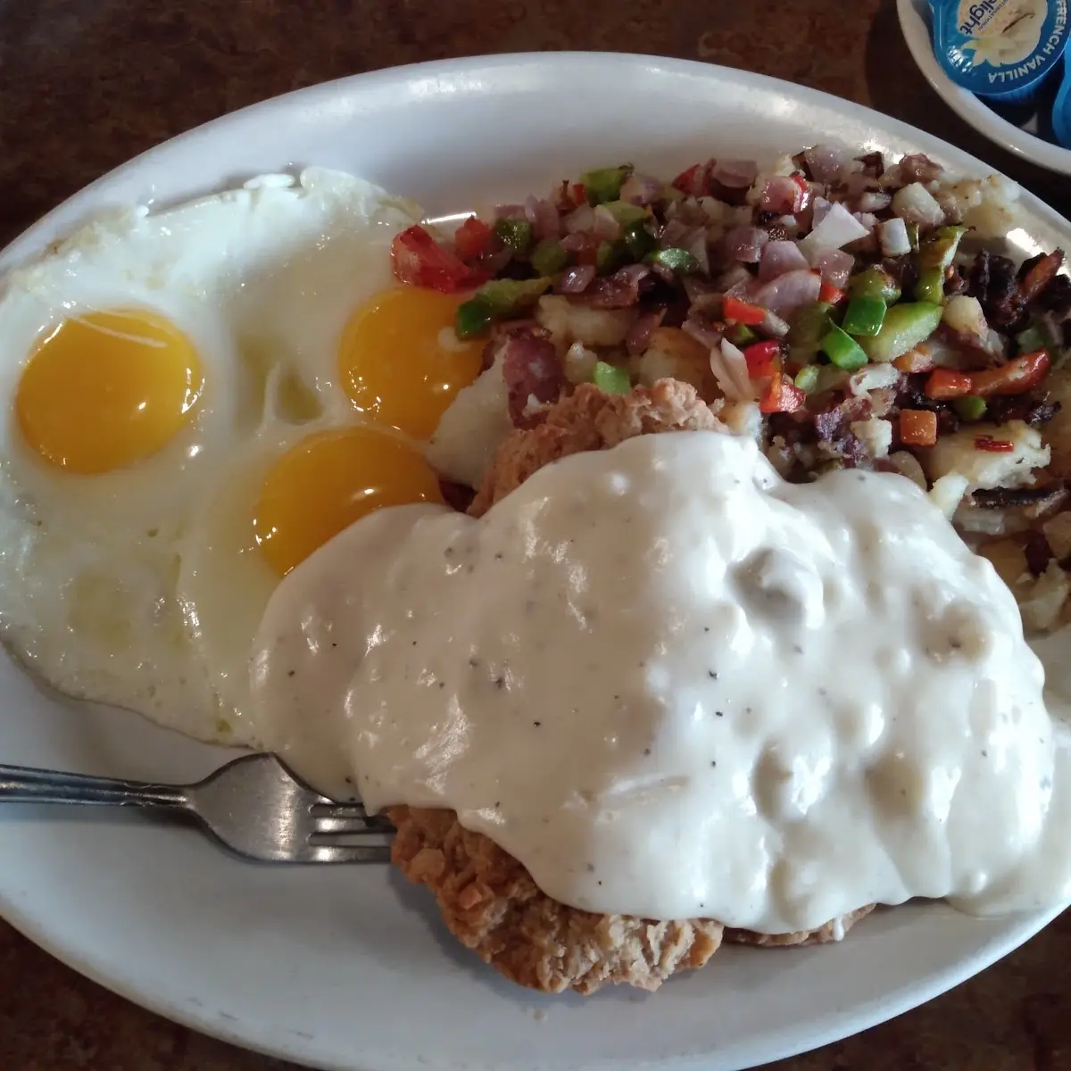 Chicken Fried Steak and Eggs