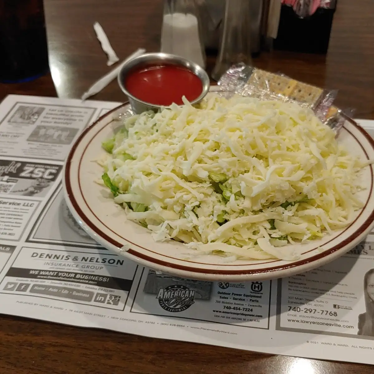 Italian Tossed Salad with Cheese