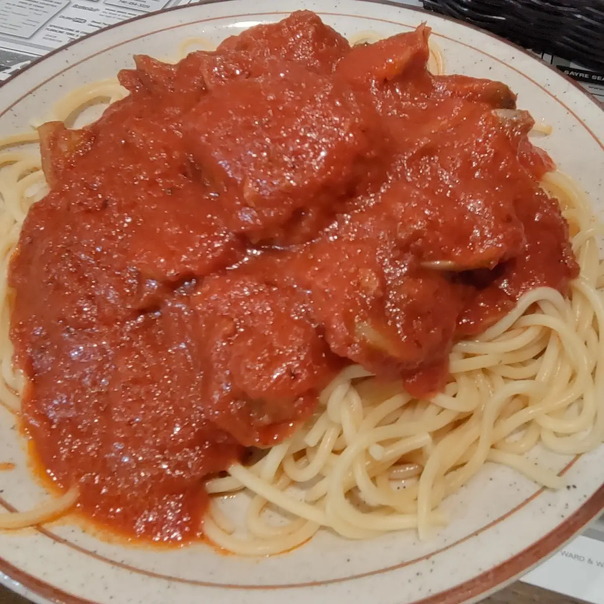 Kids Size Spaghetti