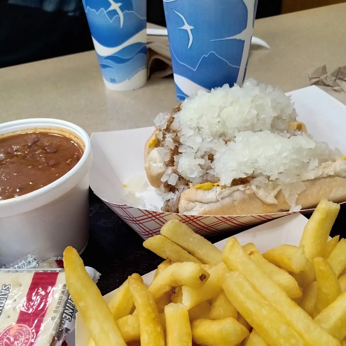 Hot Dog with Everything