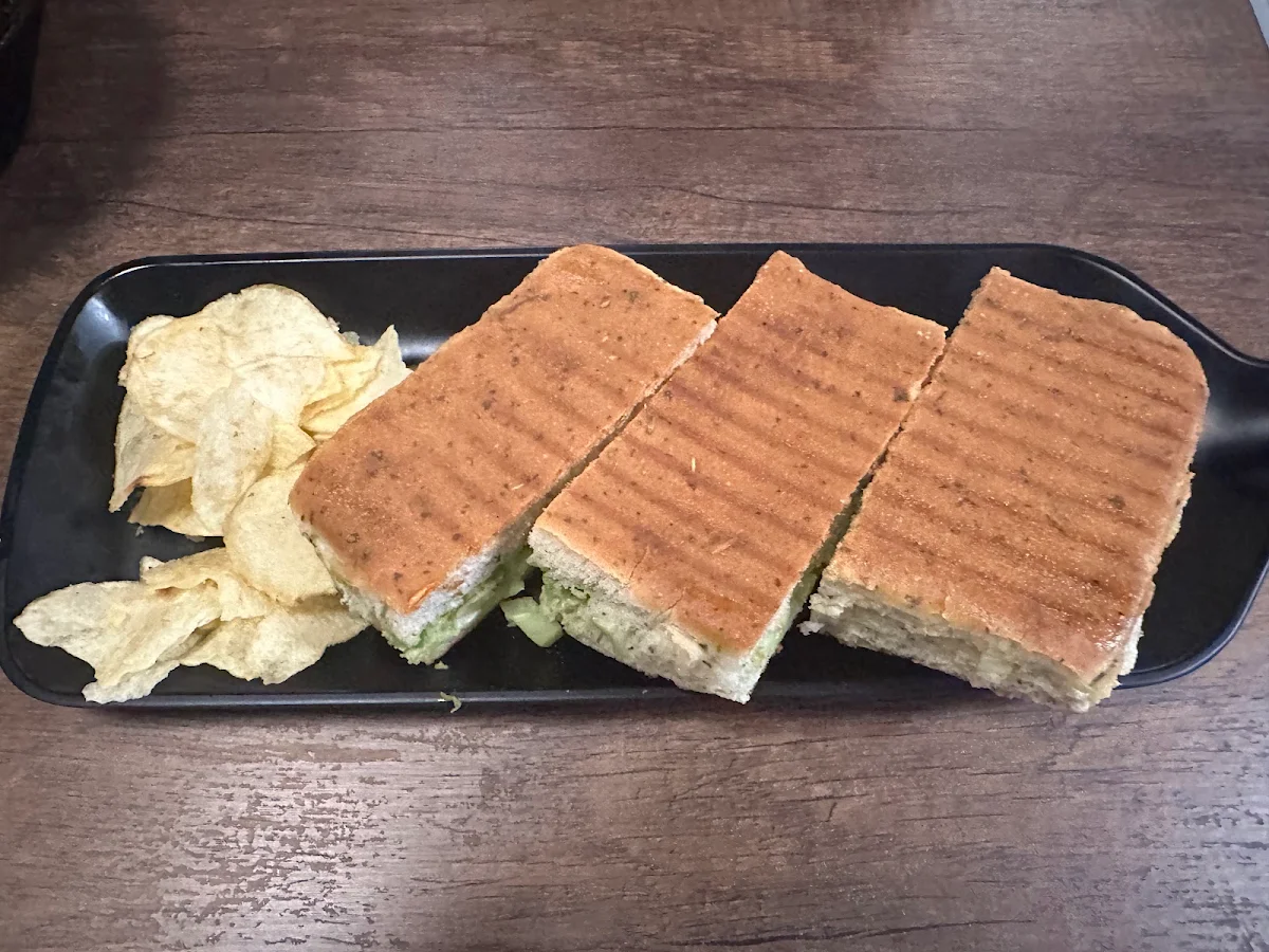 Green Pannini Sandwich Cubano