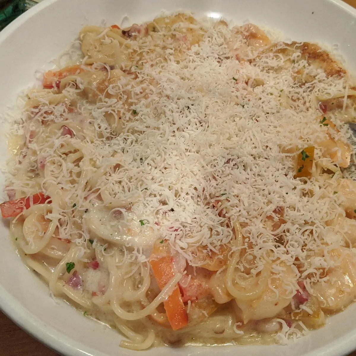 Chicken & Shrimp Carbonara