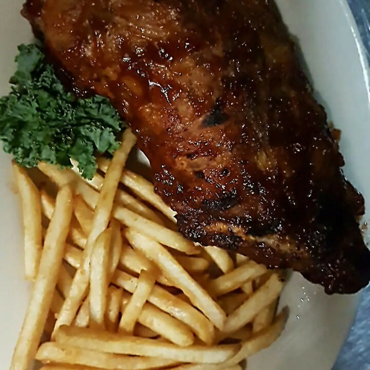 1 2 Rack Ribs with Fries