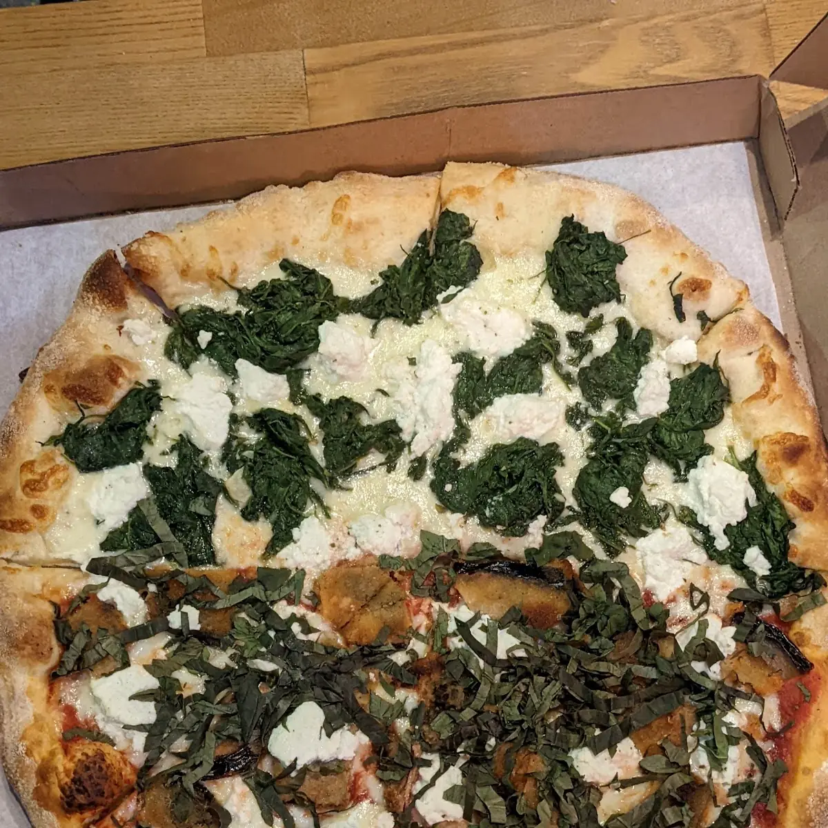 Half White Half Eggplant Parm