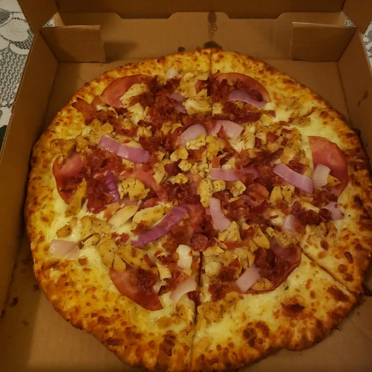 Chicken Club Pizza