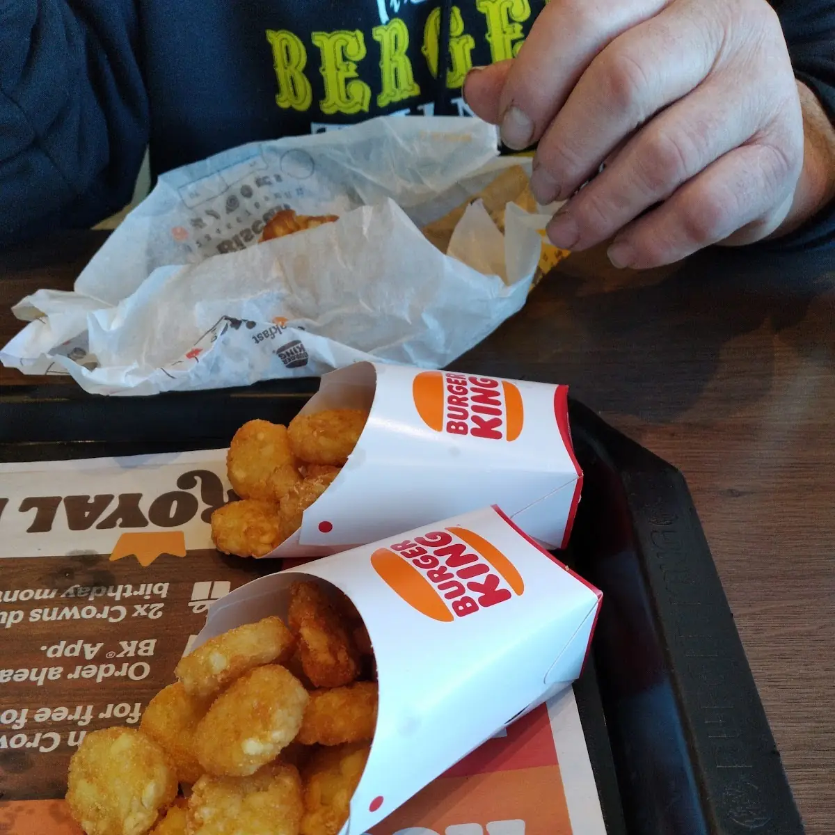 Hash Browns That Come with Sausage & Egg Biscuit
