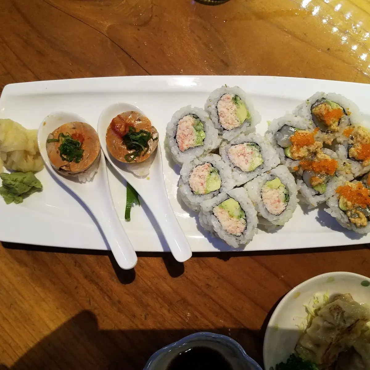 Assorted Sushi not Raw Fish