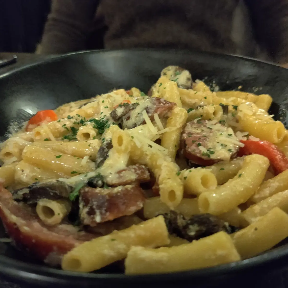 Rattlesnake Pasta Carbonara