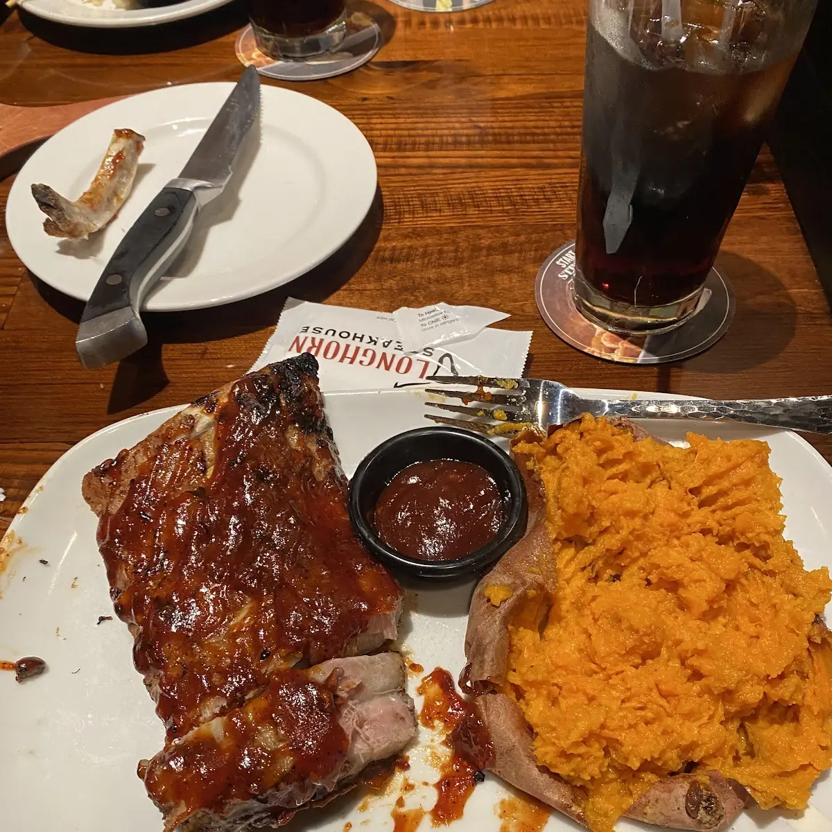 Full Rack of Ribs Sweeeet Potato