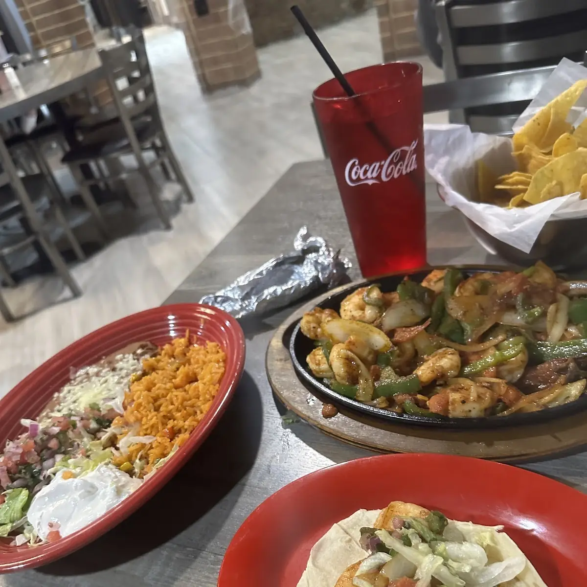 Shrimp Fajitas