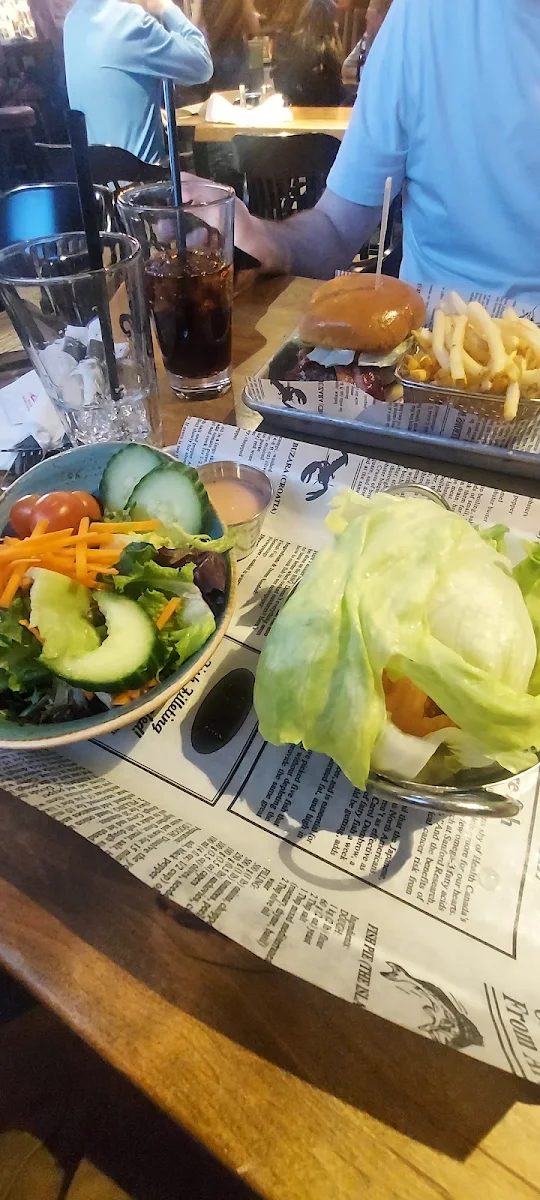 Veggie Burger, Jamesons Pub - 17th Ave