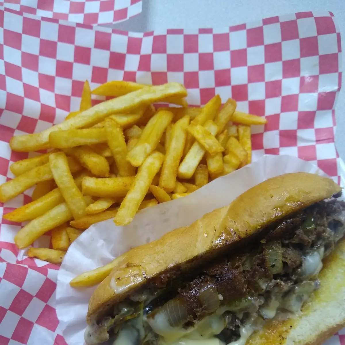 Philly Cheese Steak Sandwich Combo