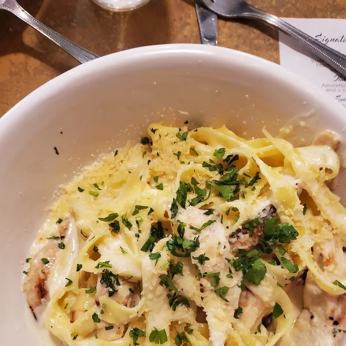Chicken Fettuccine Alfredo