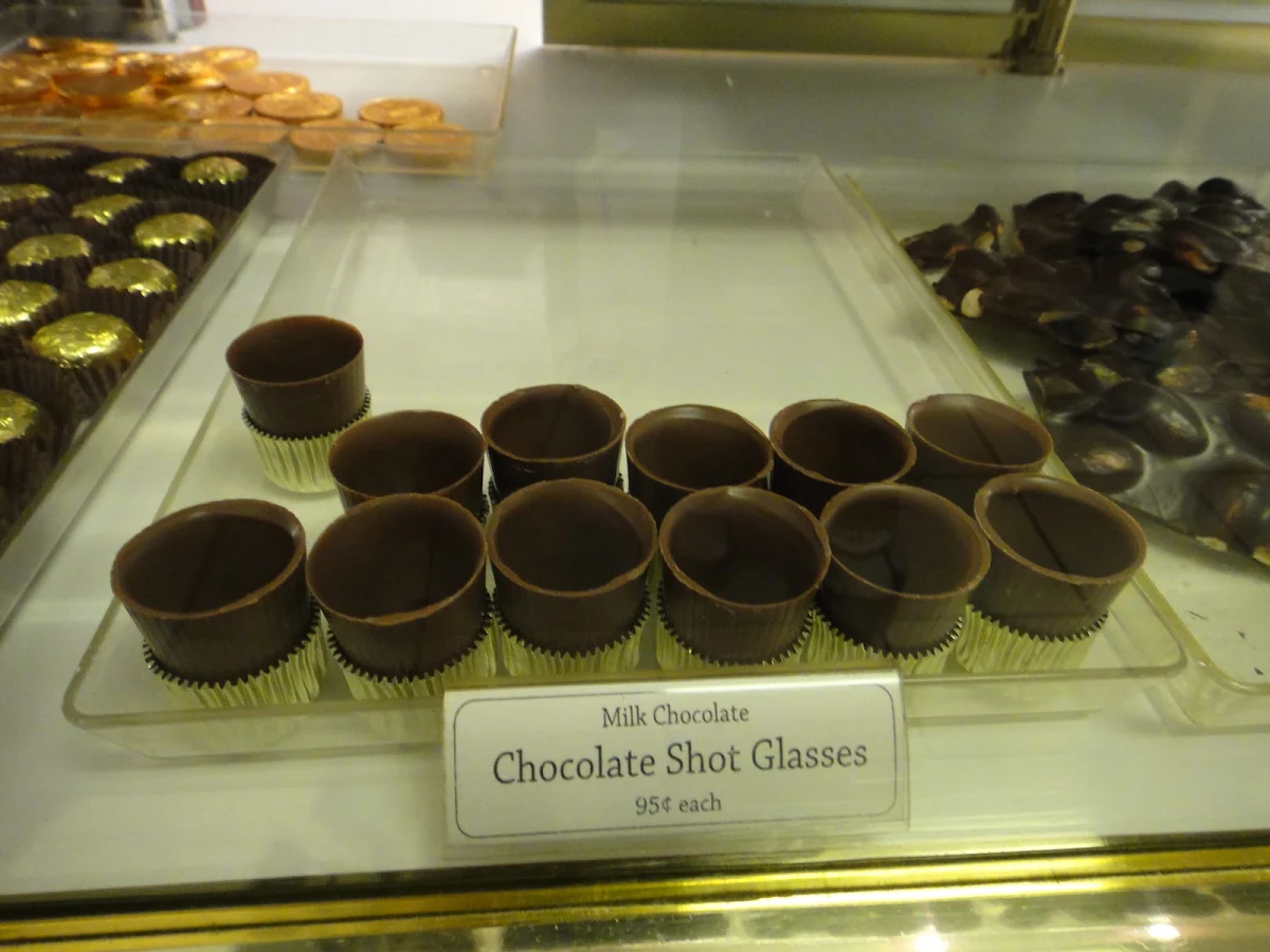 Milk Chocolate Shot Glasses