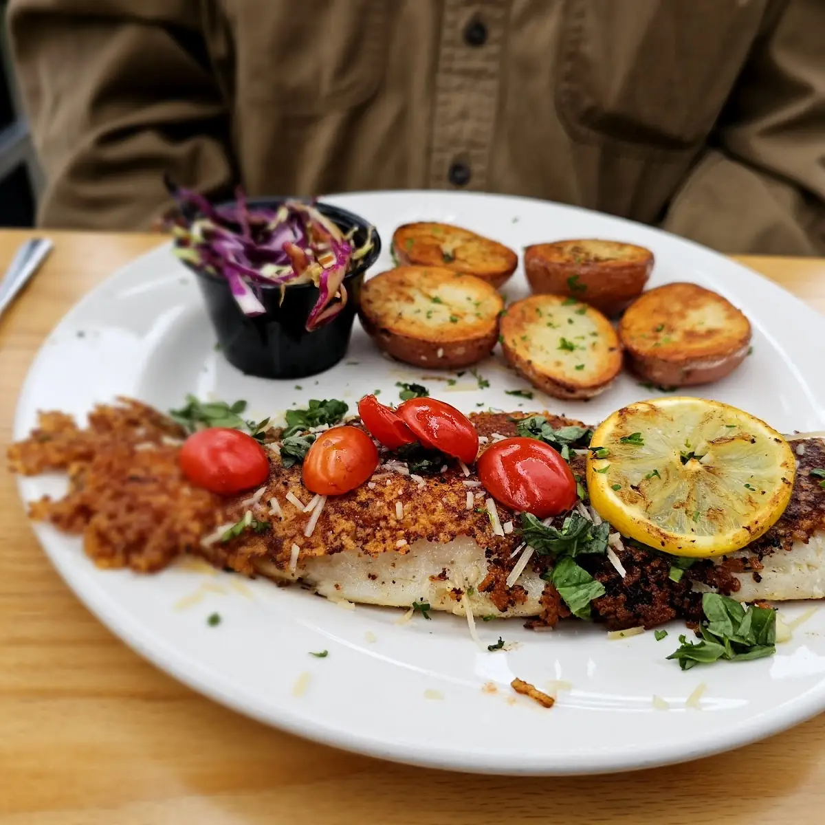 Parmesan Crusted Walleye