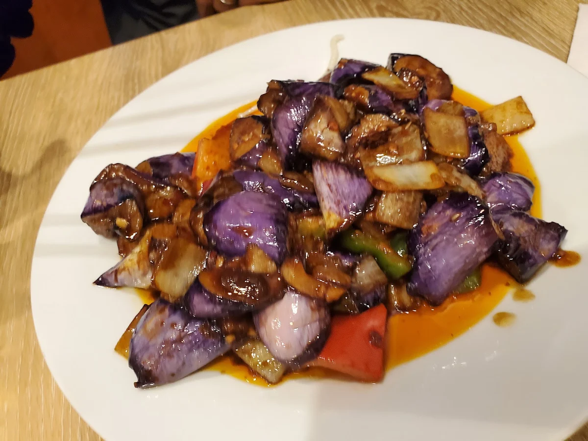 Sautéed Eggplants with Fish Flav, Sophie's Noodle House
