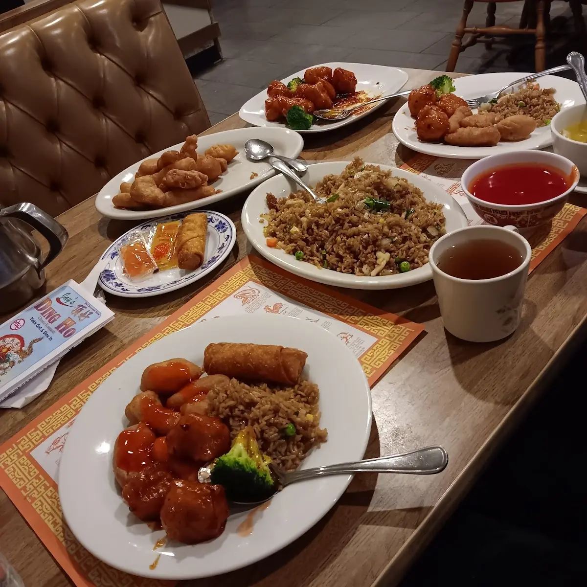 General Tao's Chicken Combination Plate