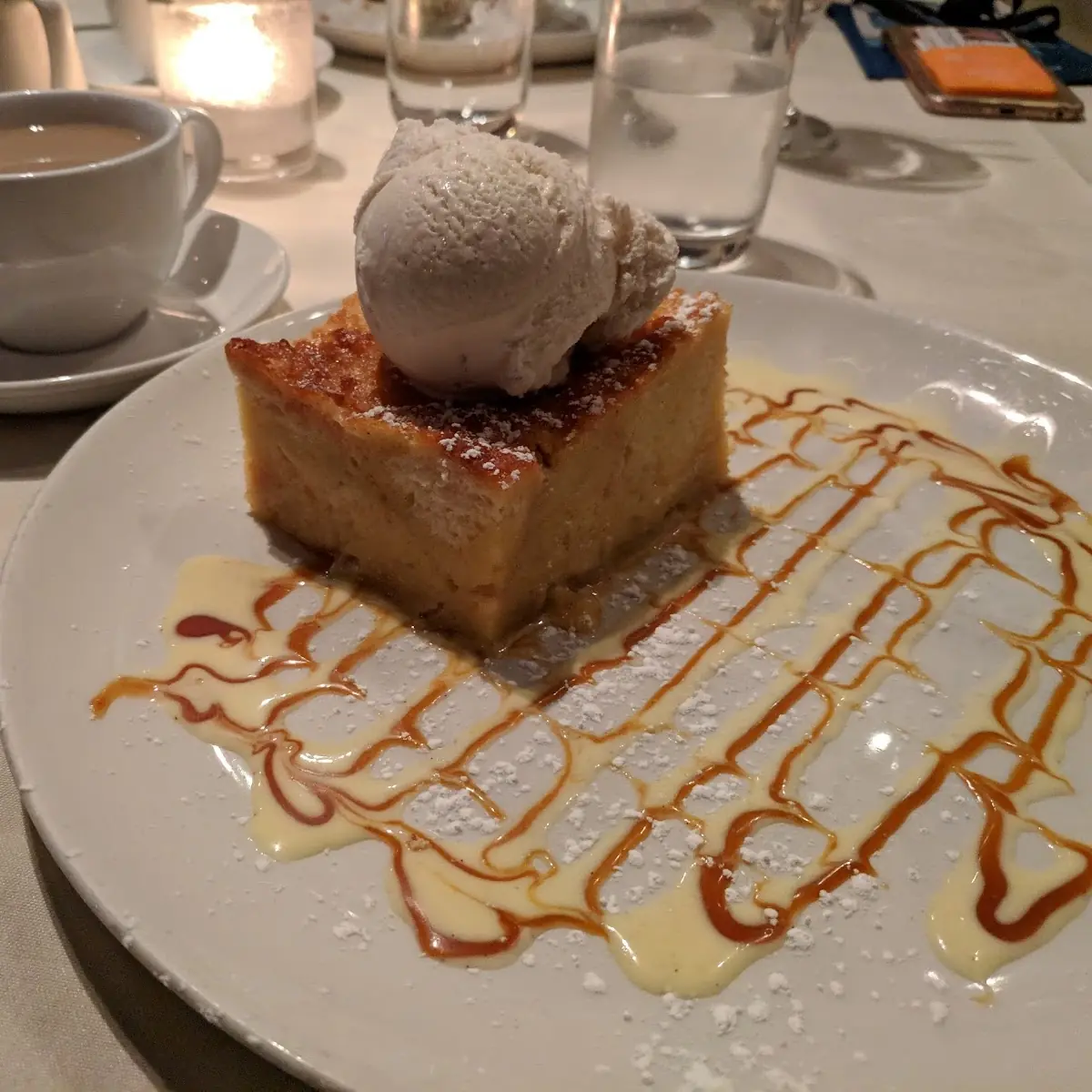 White Chocolate Bread Pudding