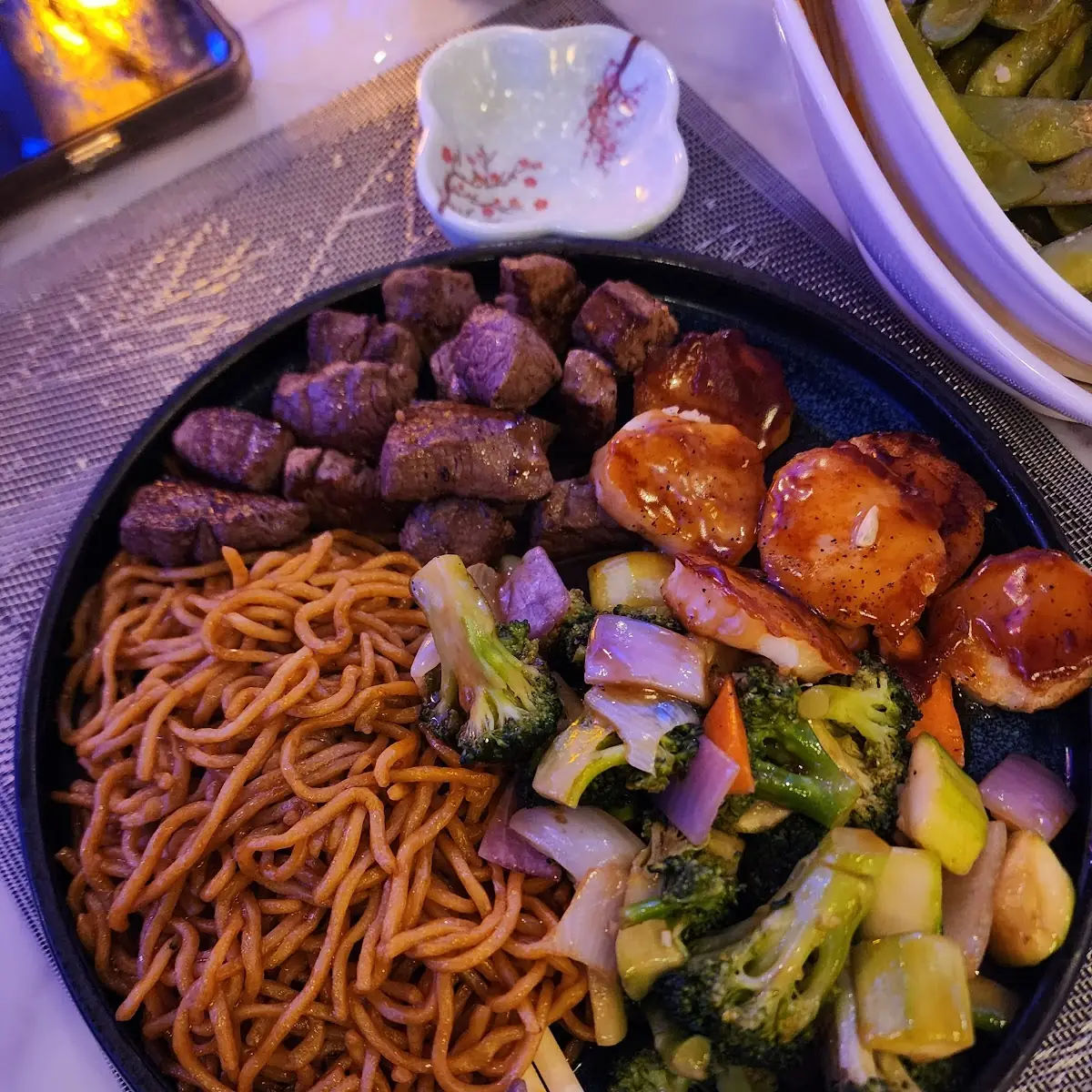 Hibachi Filet Mignon Scallop