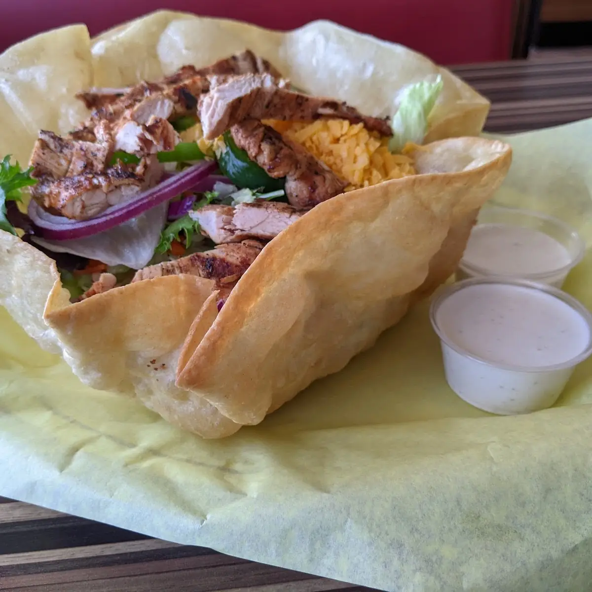 Grill Chicken Taco Salad