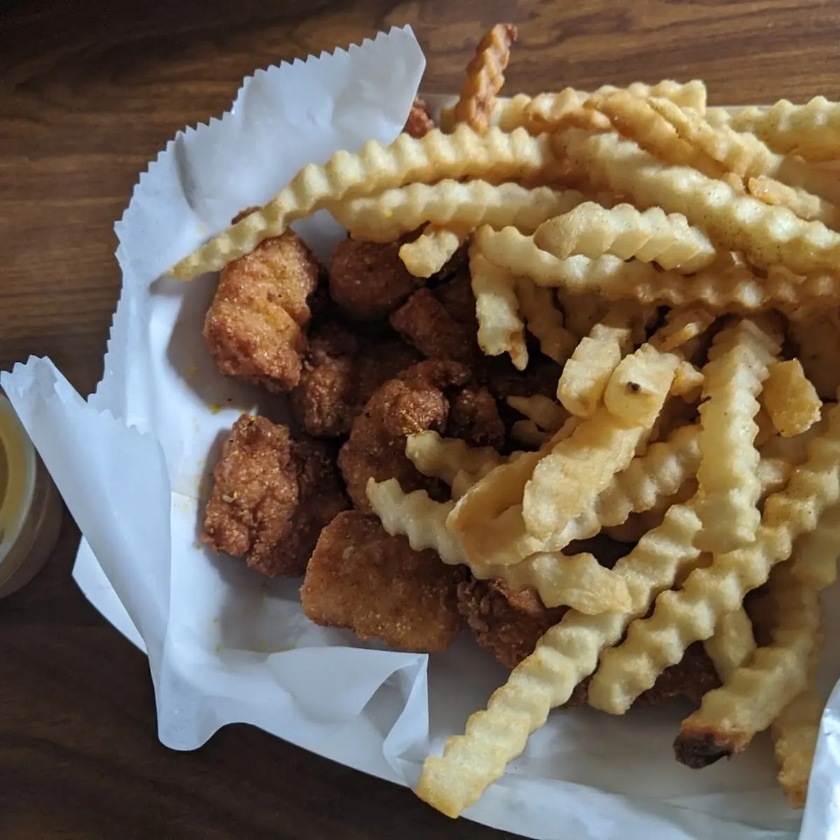 Fish & Chips and Honey Mustard
