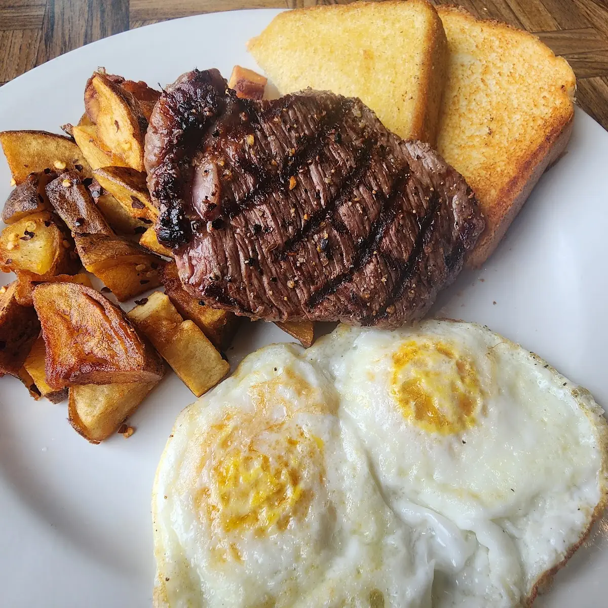 Chicken Fried Steak and Eggs