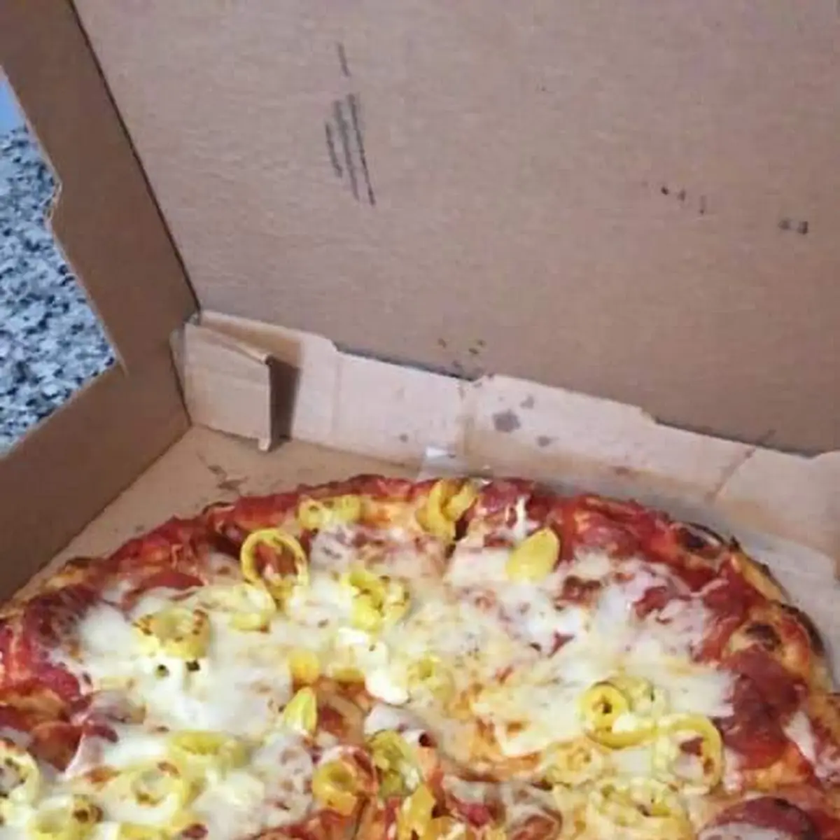 Banna Pepper and Pepperoni Pizza