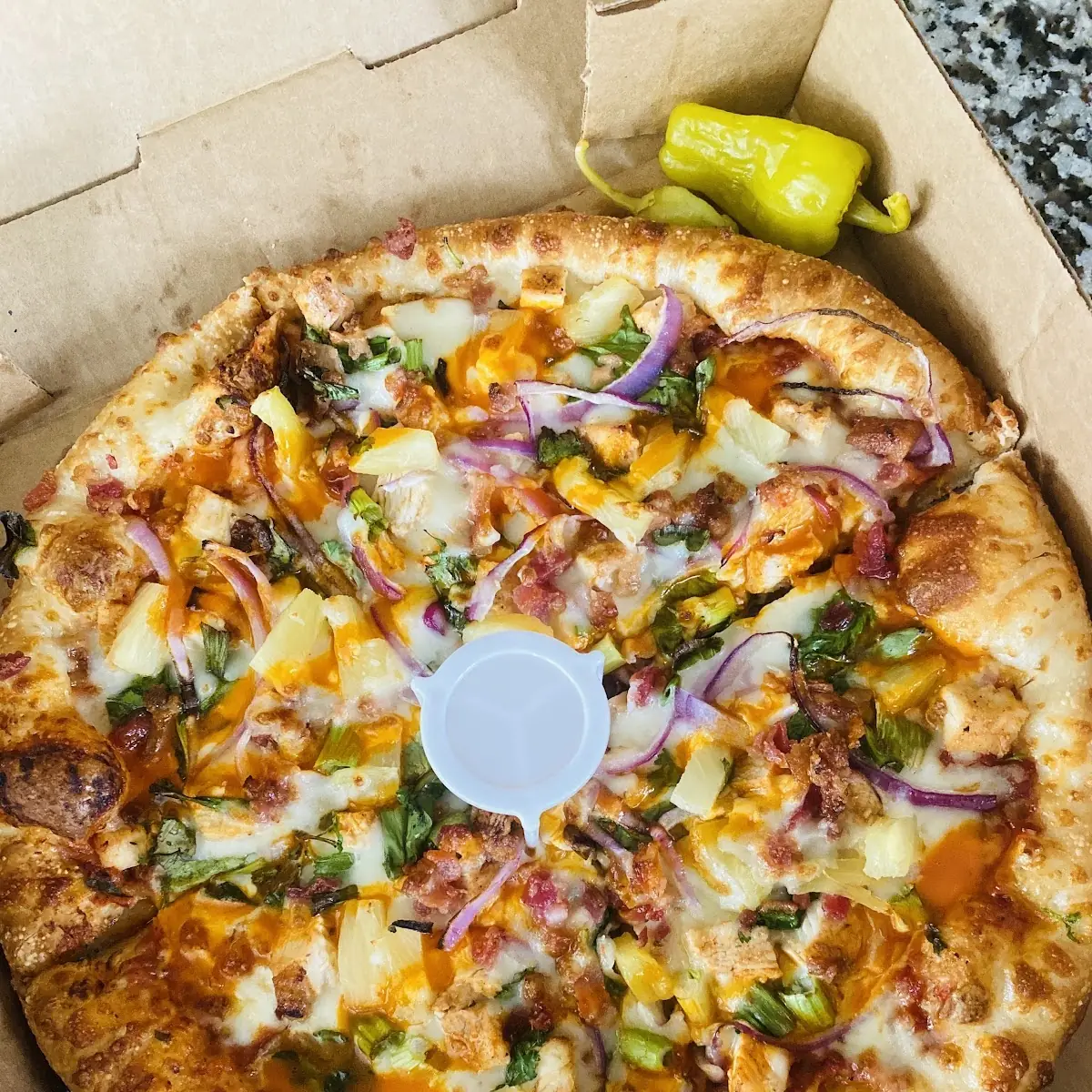 The BBO Chicken Pizza