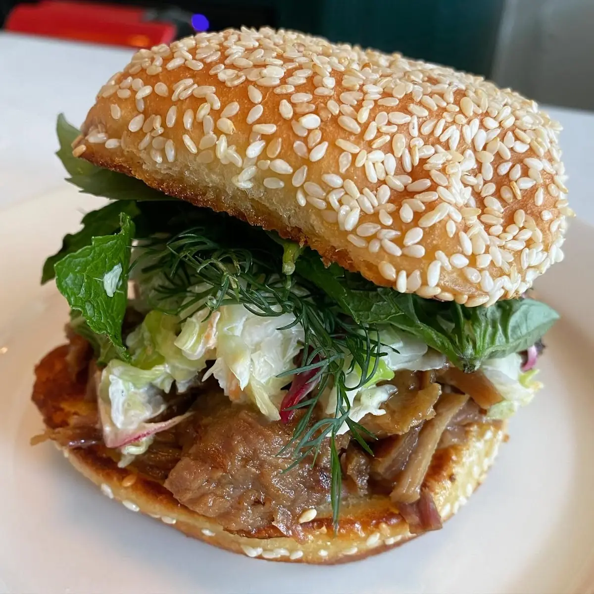 Pulled Pork Sandwich with Coleslaw