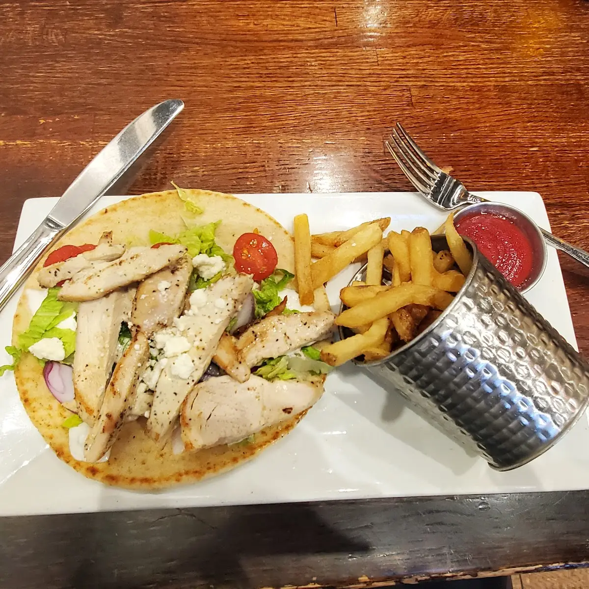 Lemon Chicken Pita