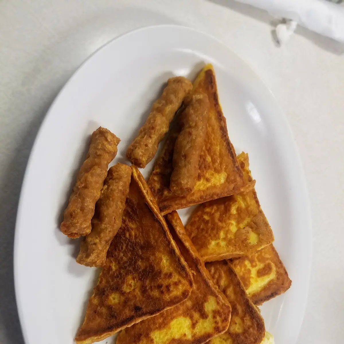 French Toast with Sausages