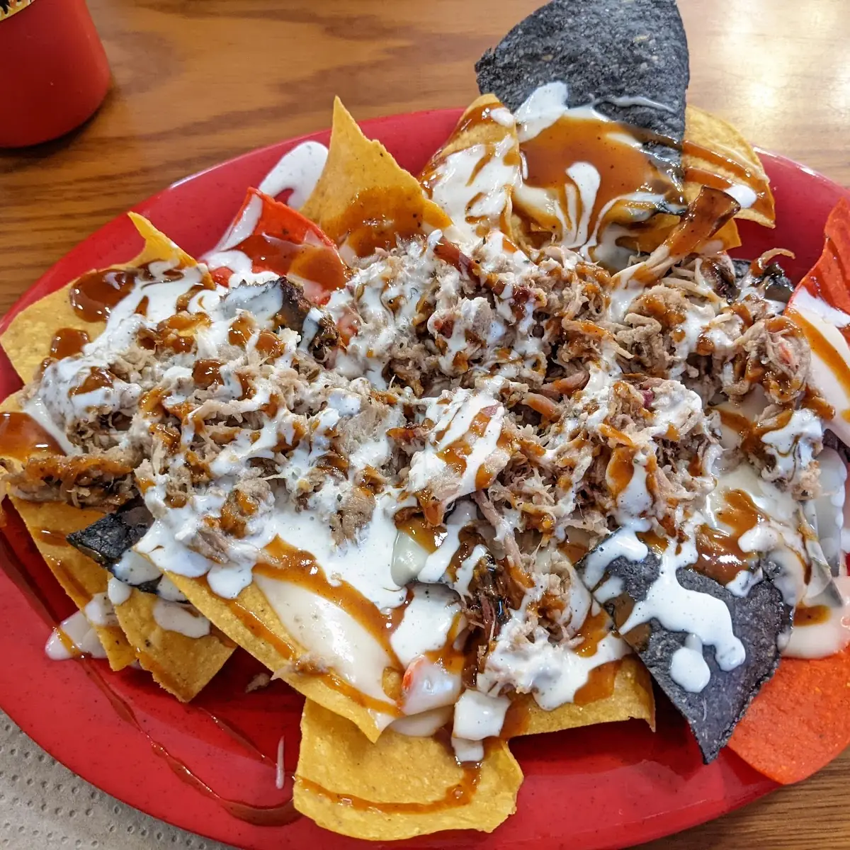 Pulled Pork BBQ Nachos