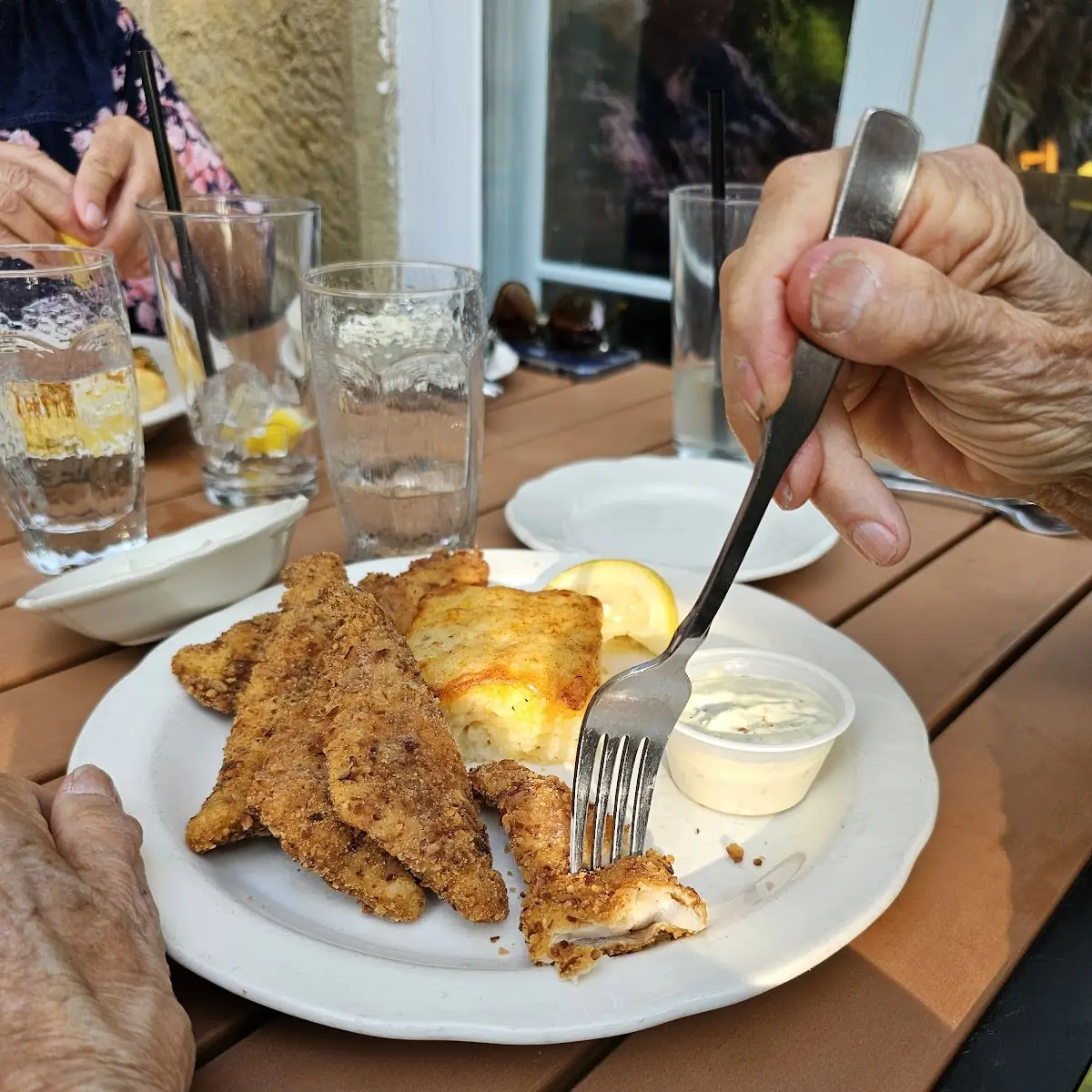 Pretzel Crusted Perch