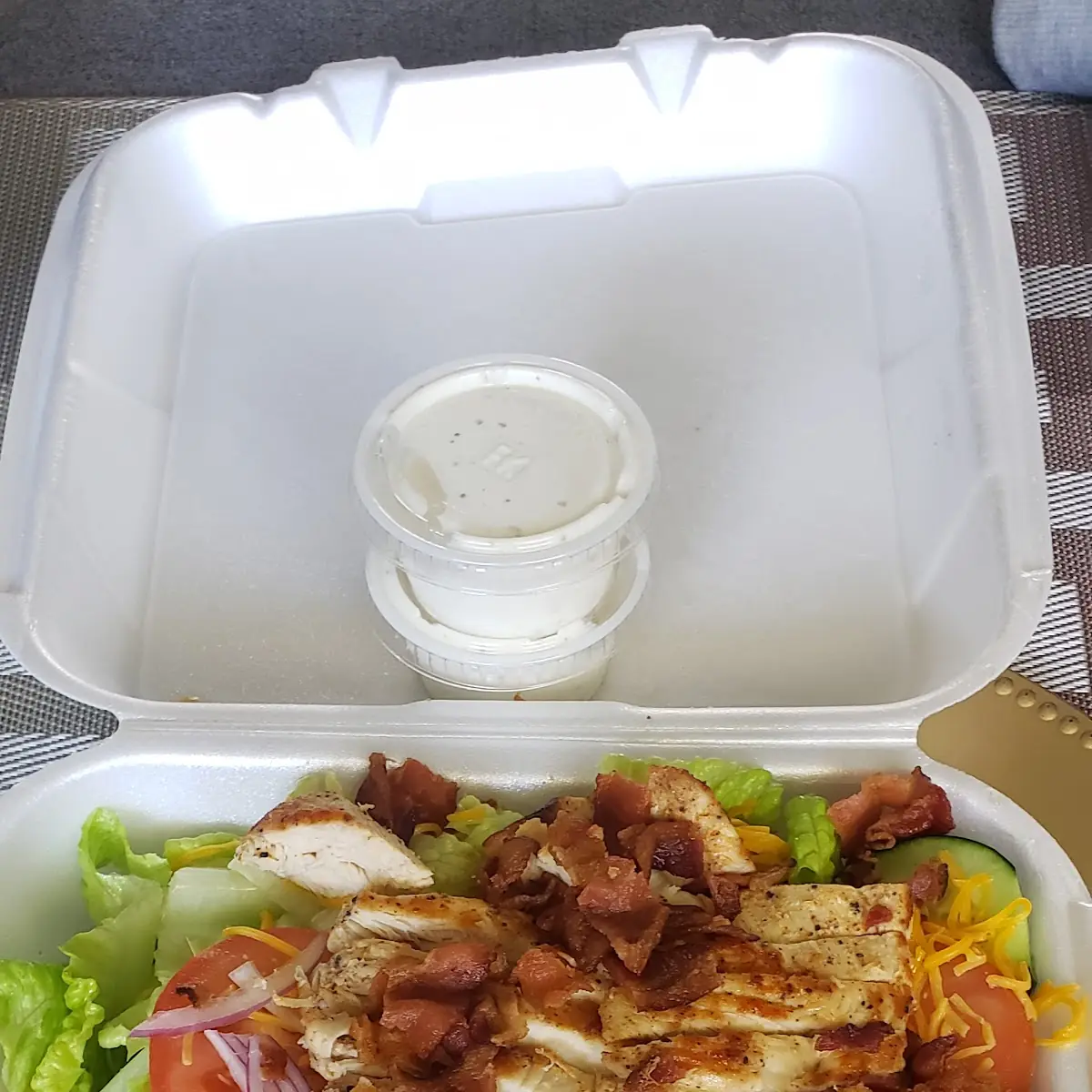 Chicken Salad with Added Bacon