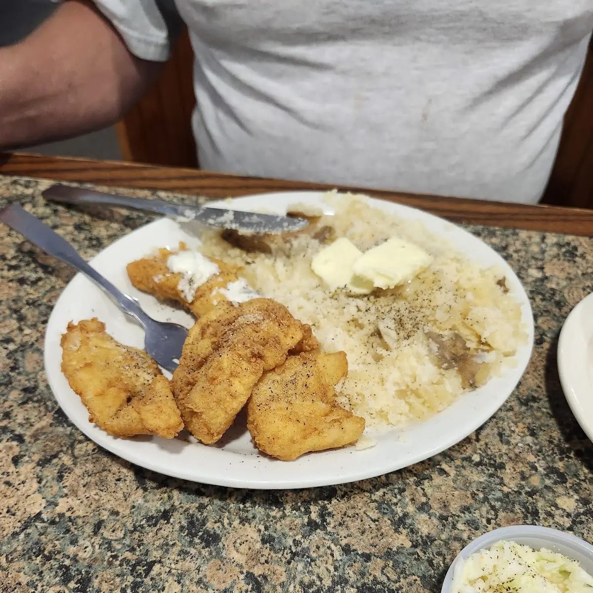 Haddock with Baked Potato