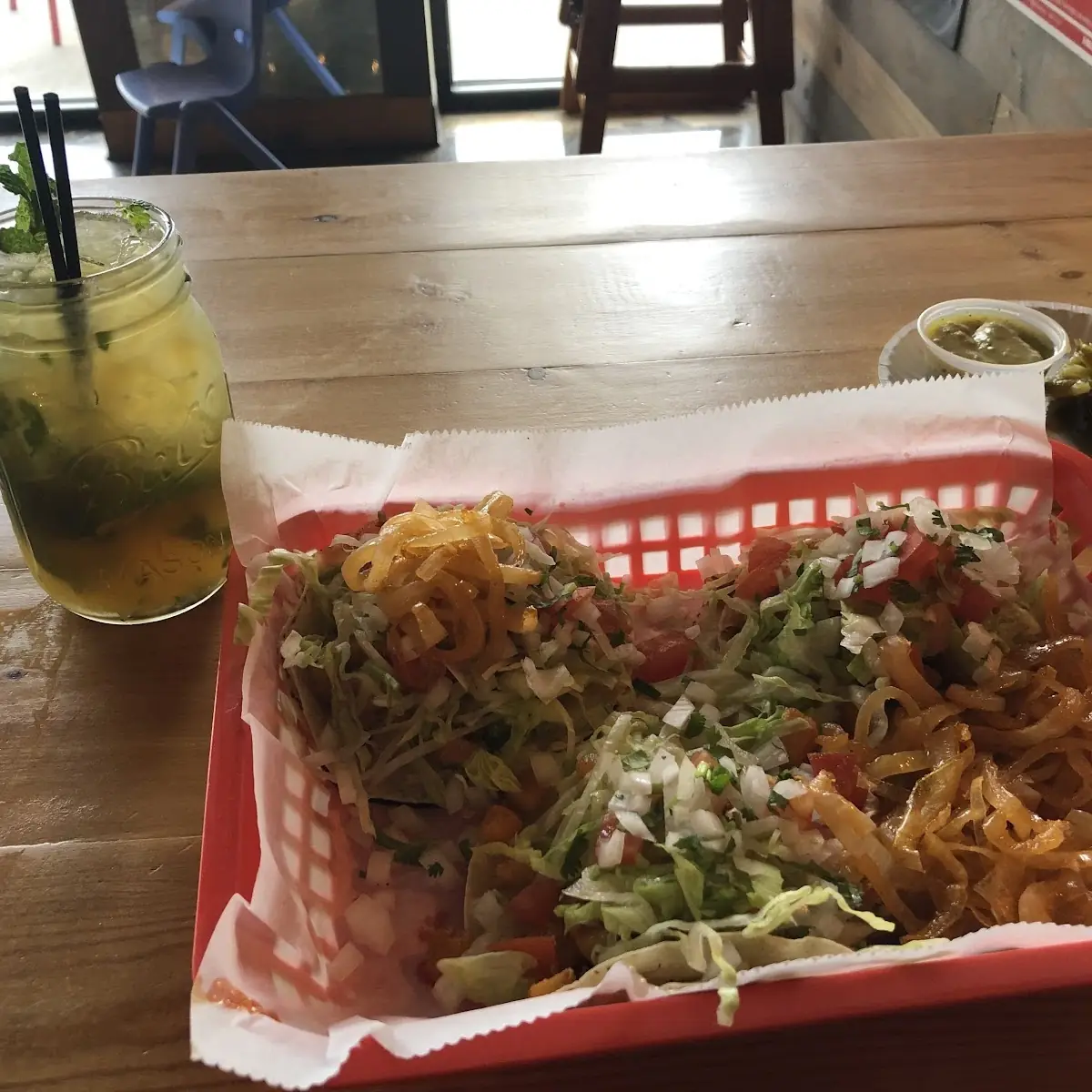 Fish Tacos and Mojito