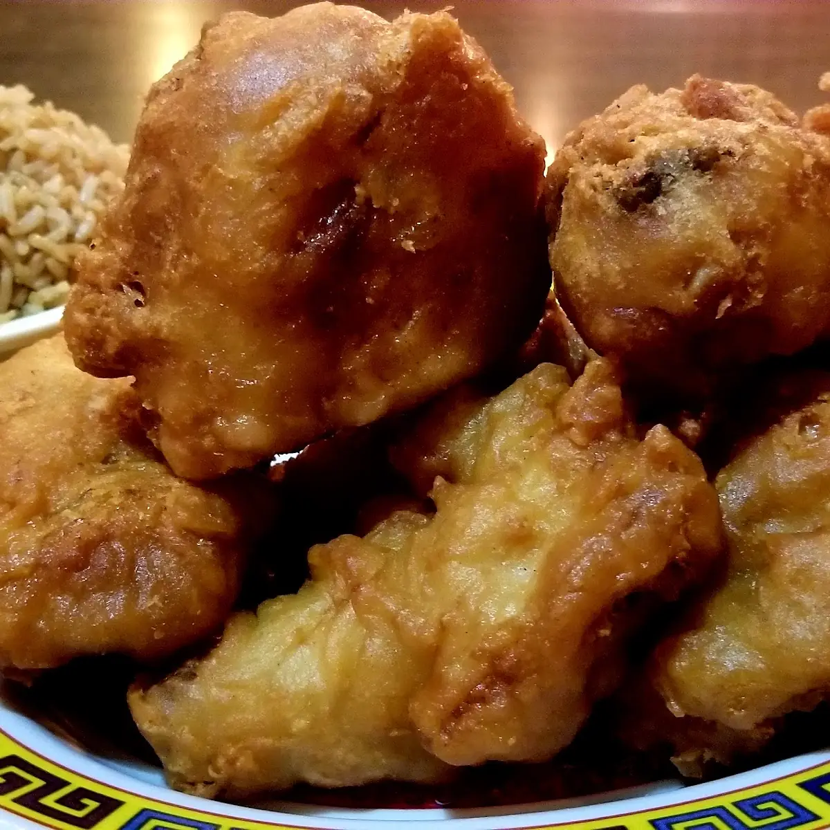 Frittered Garlic Chicken