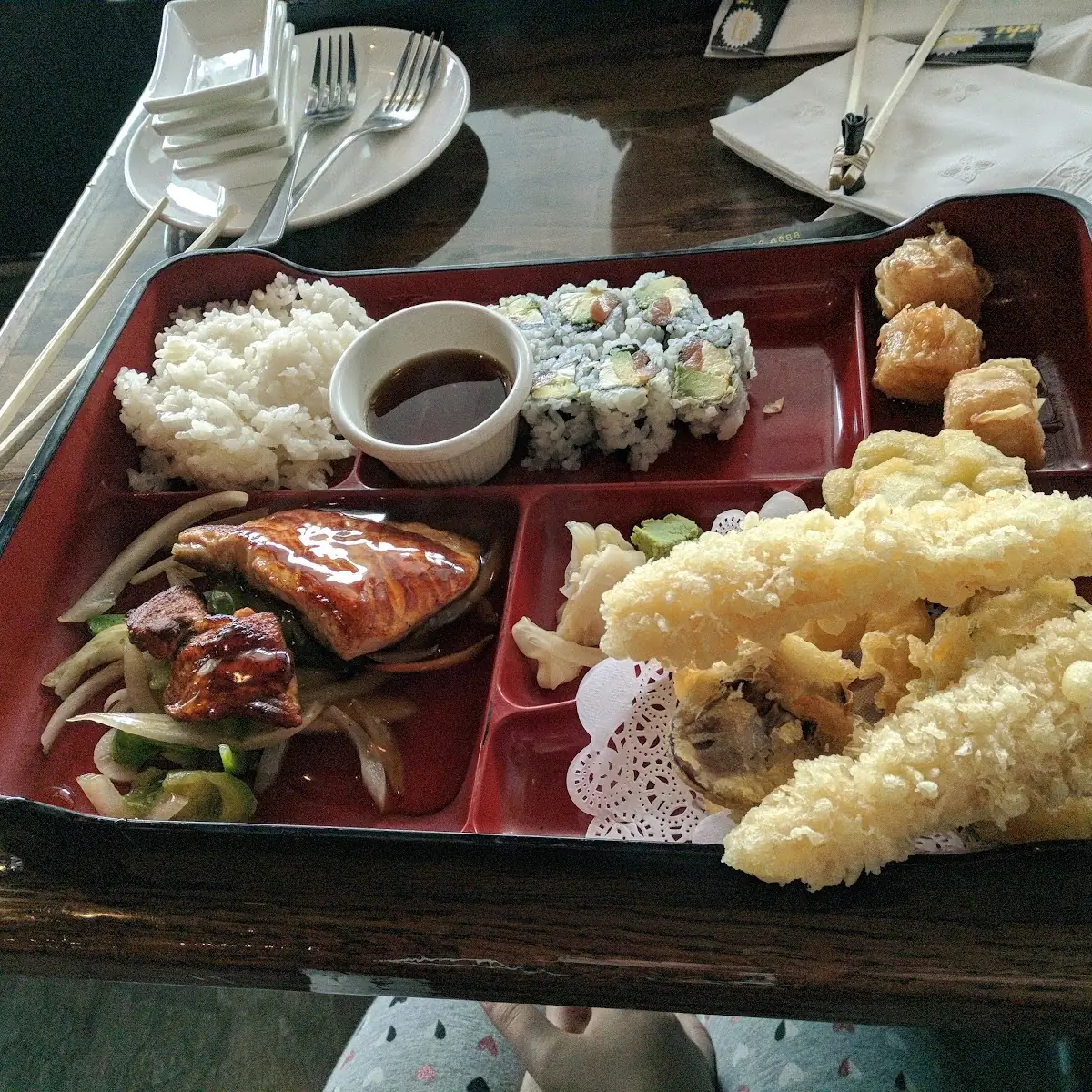 Teriyaki Salmon Bento Box