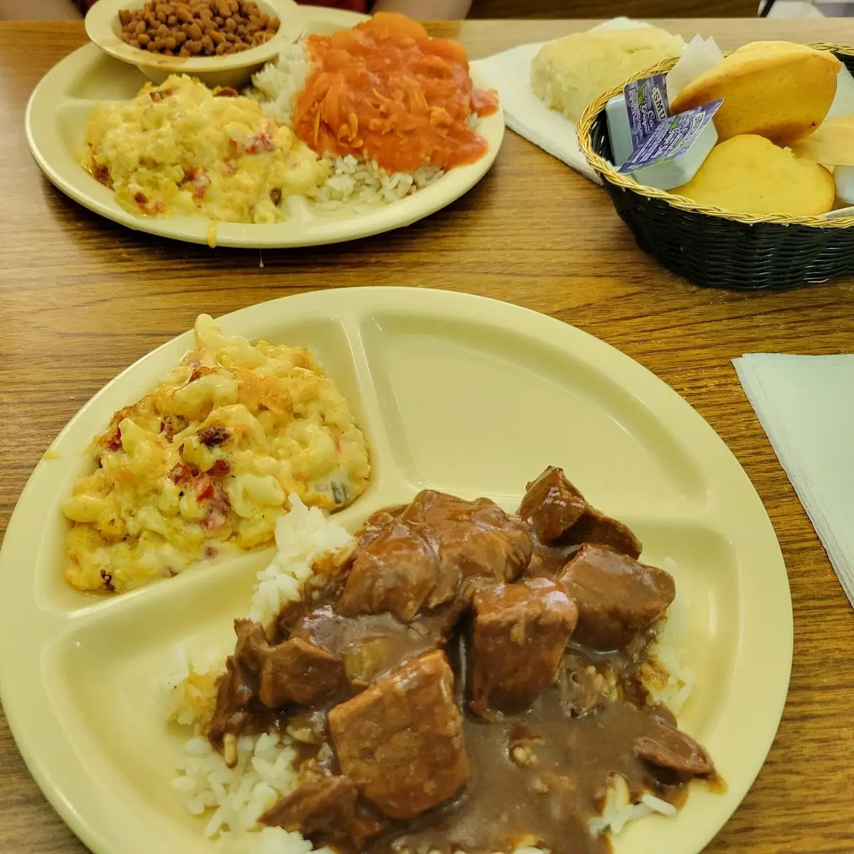 Beef Tips on Rice