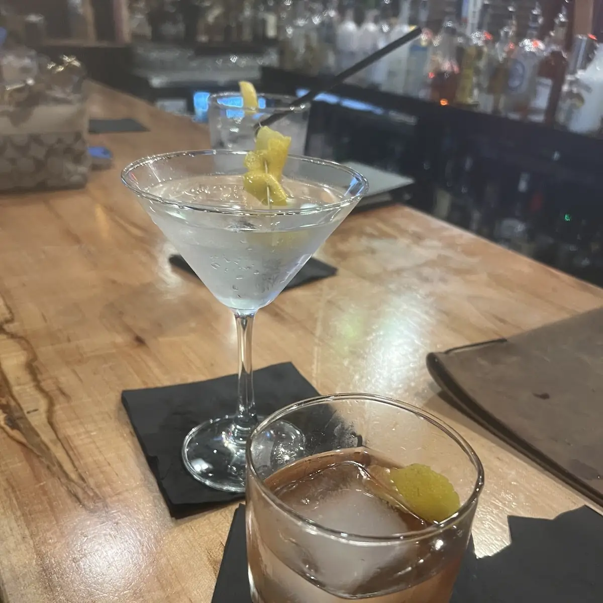 Sazerac Rye & Vodka Martini Lemon Twist