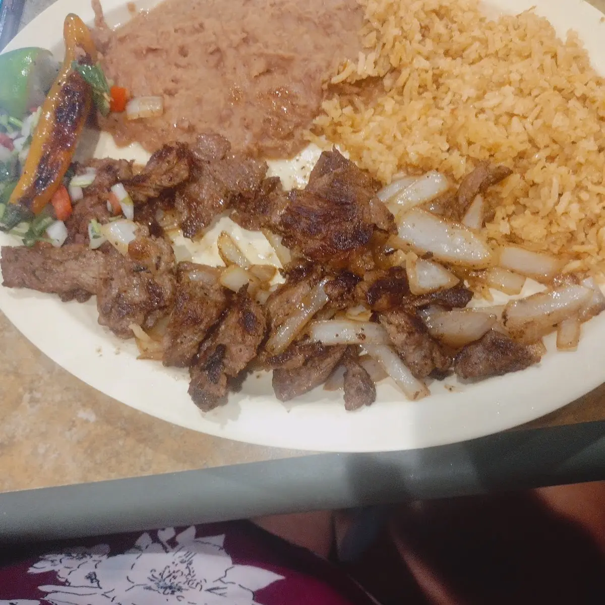 Beef Fajitas Plate